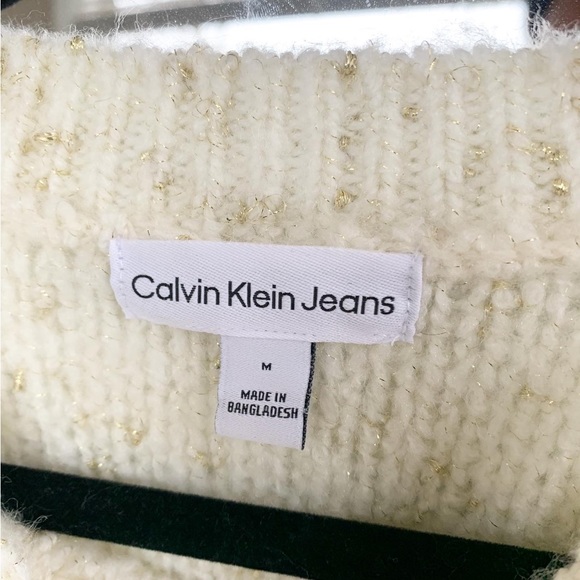 Calvin Klein Jeans metallic thread sweater - Picture 3 of 4